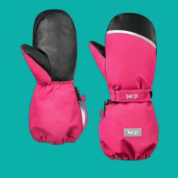 NWT MCTi Kids Mittens Removable Sherpa Lining Size XXS Ski Snowboard Sled - Picture 1 of 7